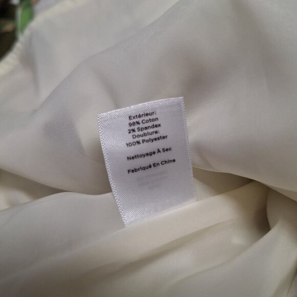 Talbots A Line Dress Pockets Womens Size 10 Green Leaves Spring Tea Sleeveless - Picture 9 of 13